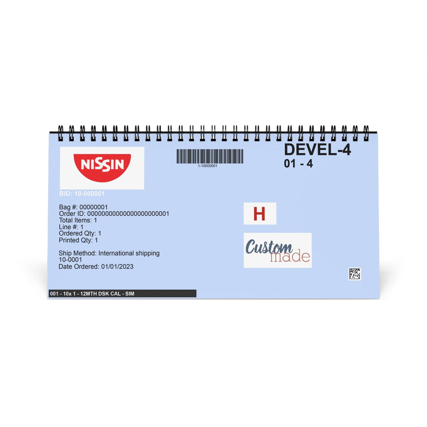 Desktop Calendar (2025 grid)