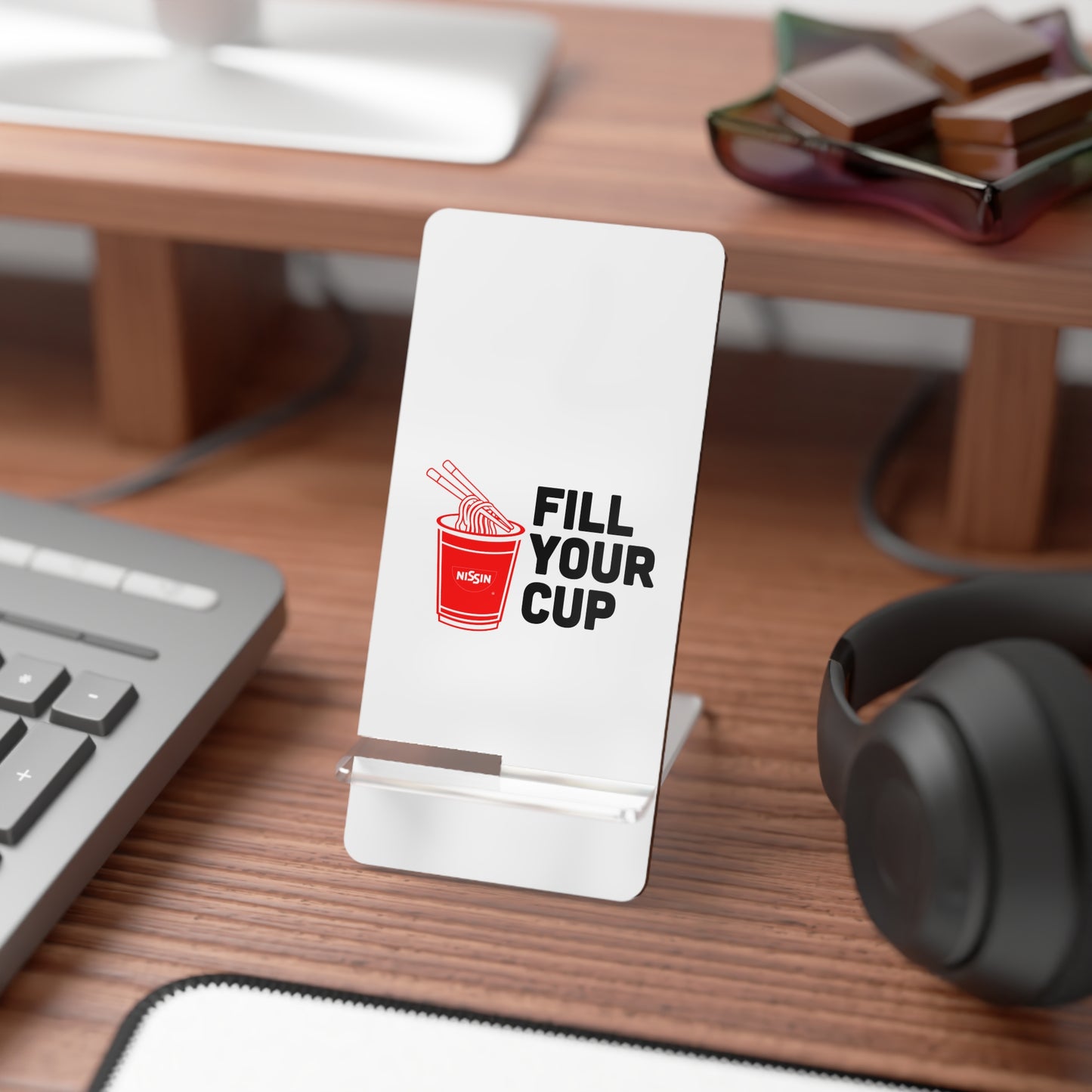 Mobile Display Stand for Smartphones - Fill Your Cup