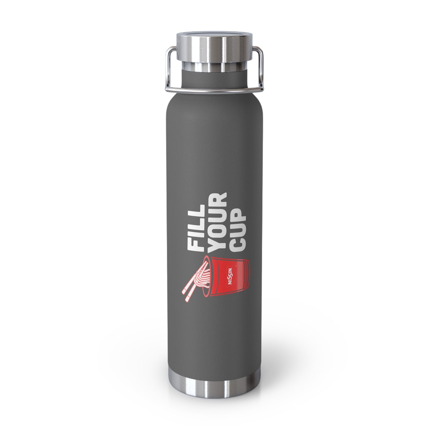 Copper Vacuum Insulated Bottle, 22oz - Fill Your Cup