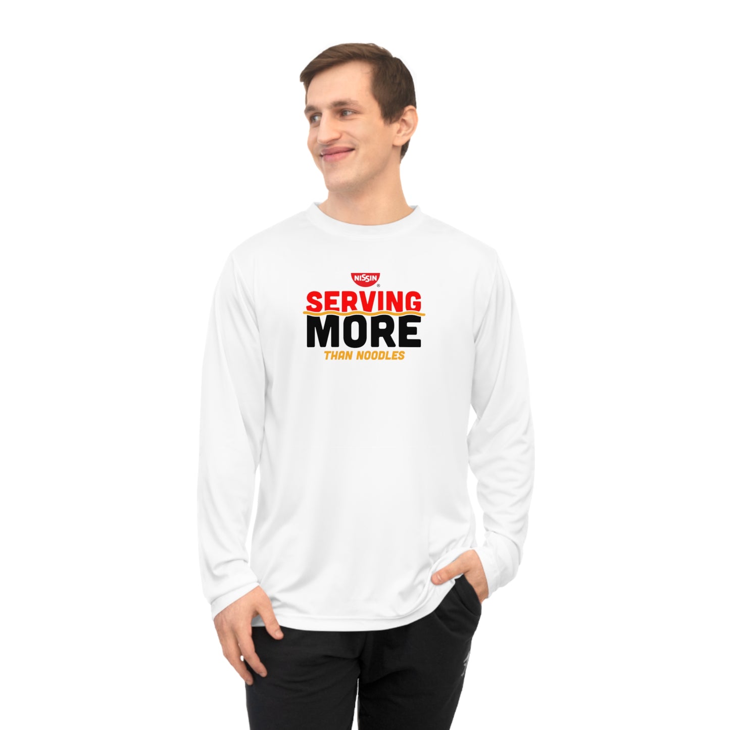 Unisex Performance Long Sleeve Shirt - Serving More