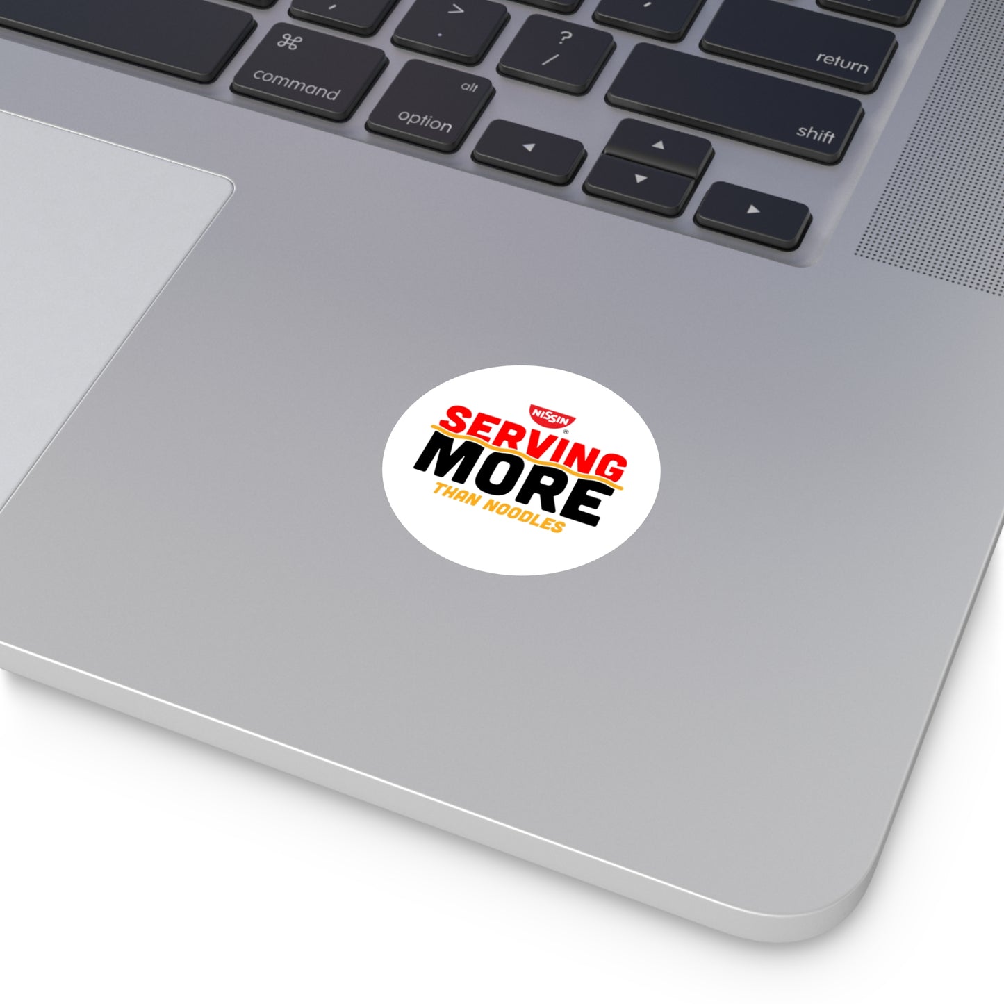 Round Vinyl Stickers - Serving More