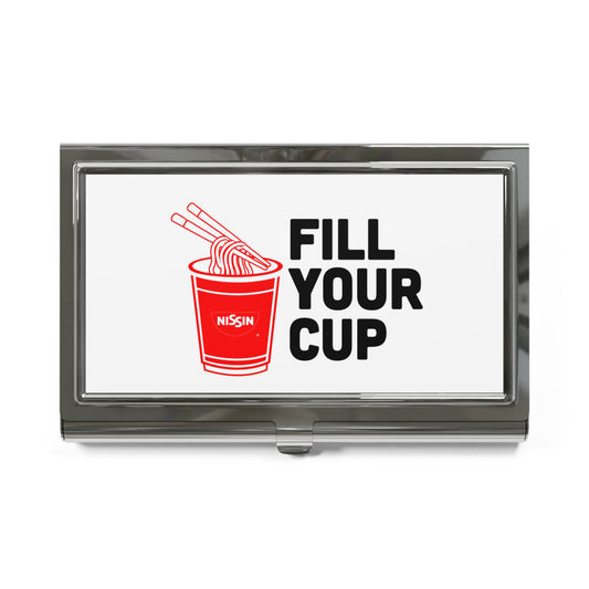 Business Card Holder - Fill Your Cup