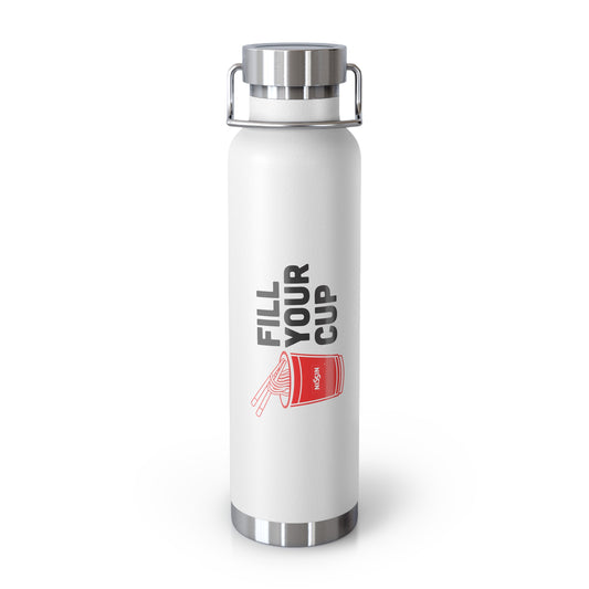 Copper Vacuum Insulated Bottle, 22oz - Fill Your Cup