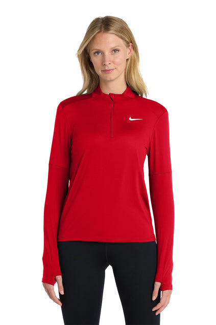 Nike Women's Dri-FIT Element 1/2-Zip Top - Carb Loading