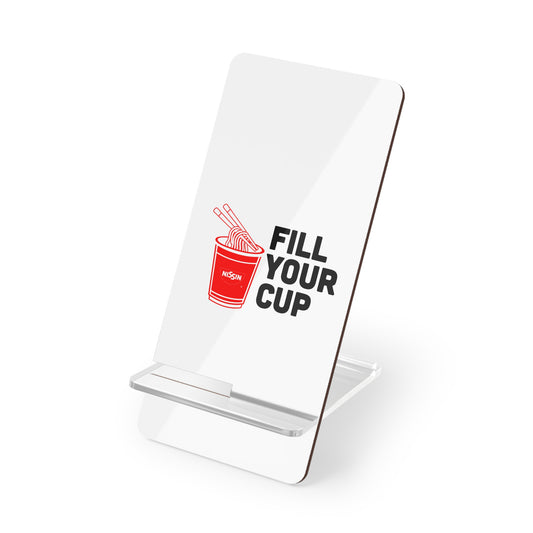 Mobile Display Stand for Smartphones - Fill Your Cup