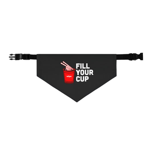 Pet Bandana Collar - Fill Your Cup