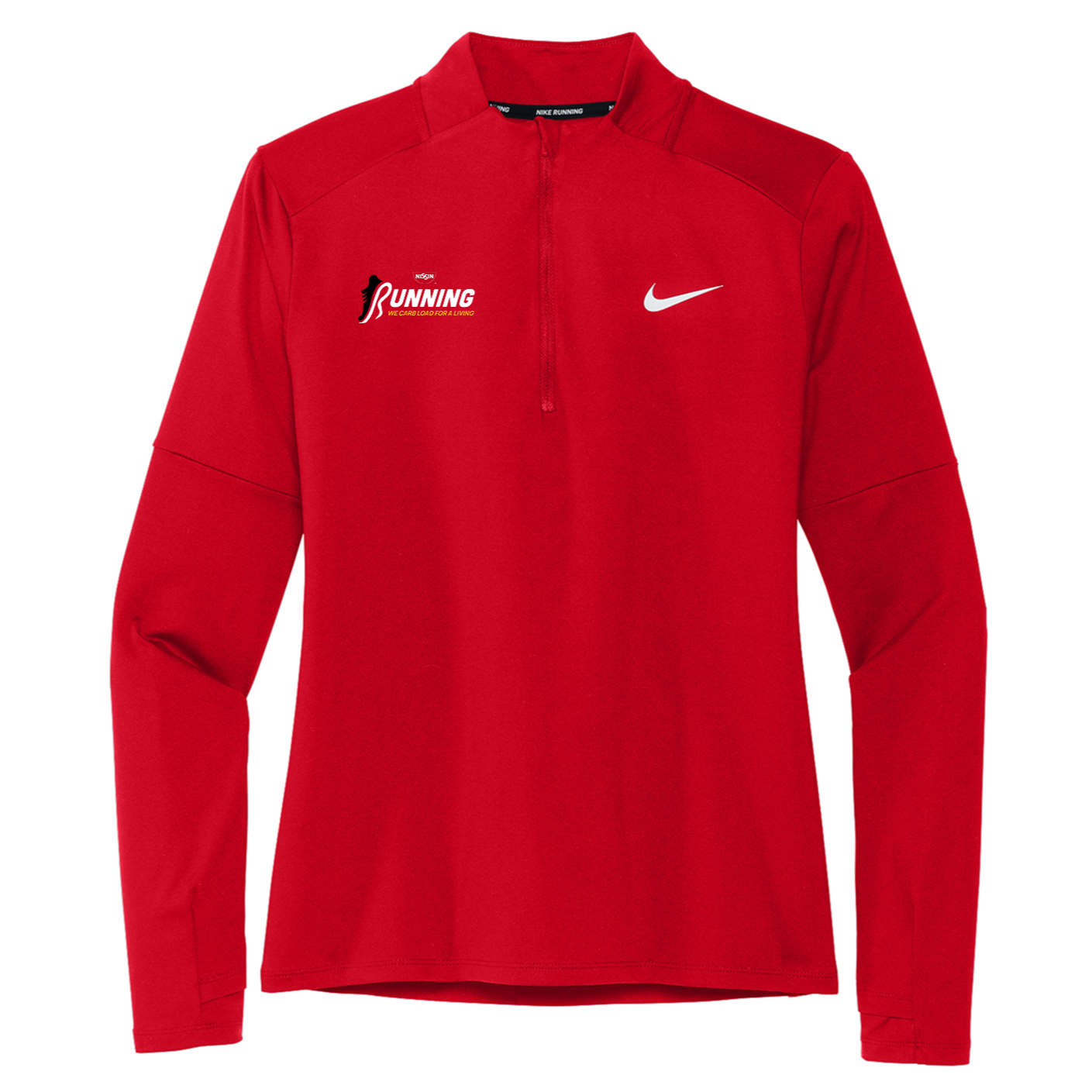Nike Women's Dri-FIT Element 1/2-Zip Top - Carb Loading