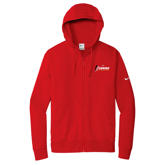 Nike Club Fleece Sleeve Swoosh Full-Zip Hoodie - Carb Loading